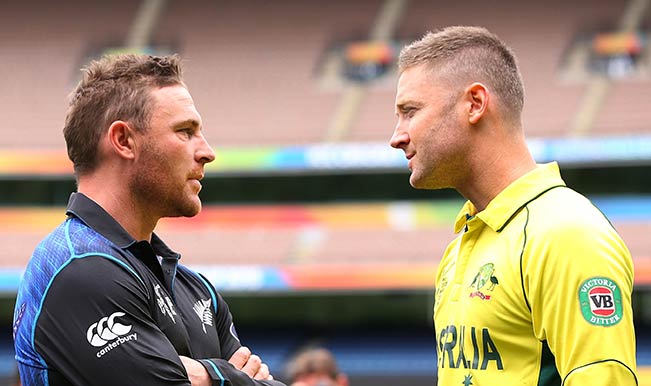 Captains-Michael-Clarke-(L)-of-Australia-and-Brendon-McCullum-of-New-Zealand-33