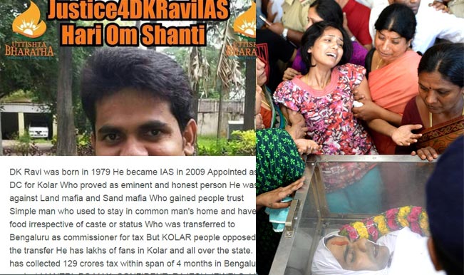 Dengkil Ravi Kumar Rip IAS D K Ravikumar death: Petition on Change.org demands CBI probe into ...