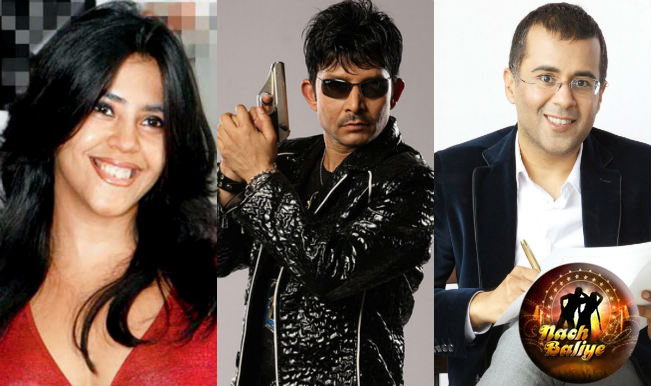 Ekta-KRK-Chetan-Bhagat