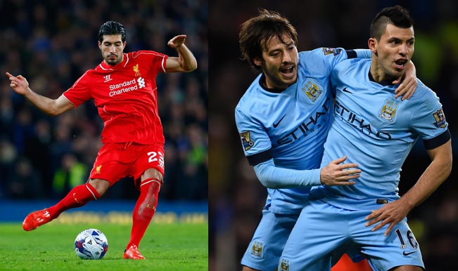 Liverpool Vs Manchester City Live Score Updates Barclays Premier 