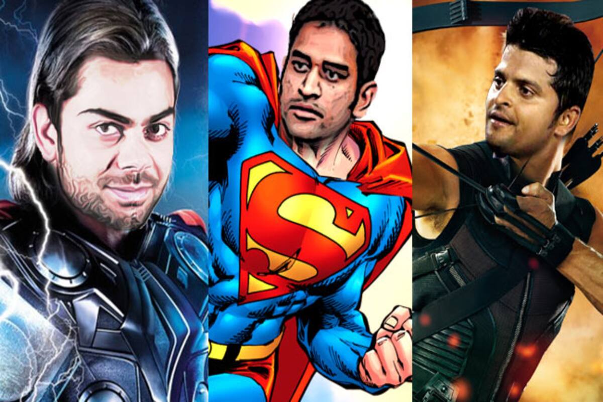 ICC Cricket World Cup 2015: If MS Dhoni, Virat Kohli and the Indian cricket  team were superheroes! 