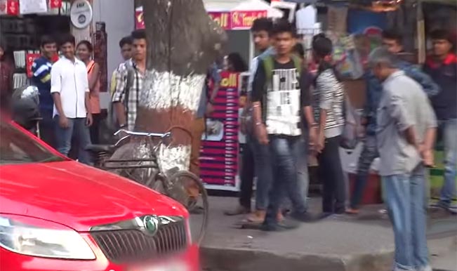 Aamir Khans dancing car from PK on the road Watch funny reactions to sex -in-car prank! India