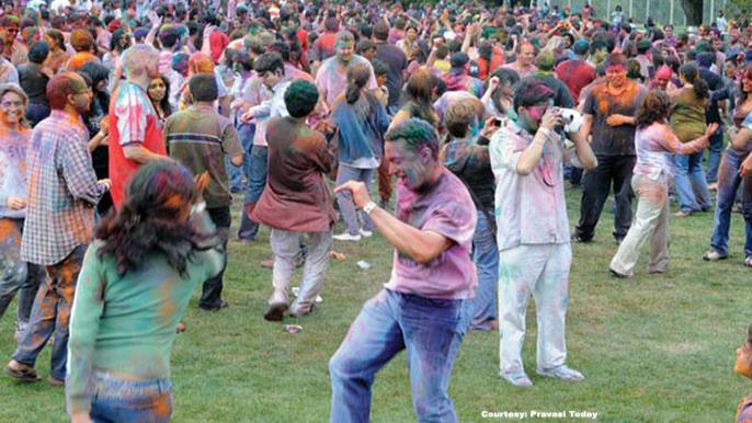 Holi Celebrations in Full Swing in the US Through May