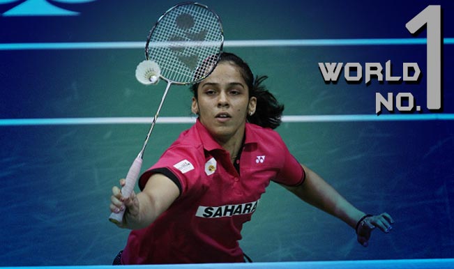 Saina Nehwal becomes first Indian women’s singles World No. 1 badminton.