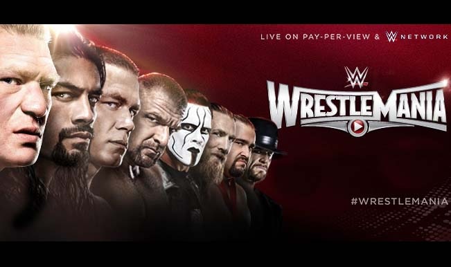 wwe wrestlemania 31 matches