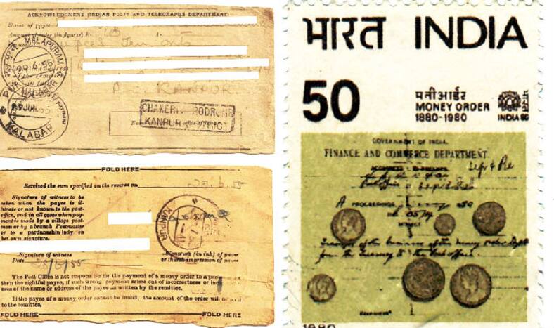post office money order charges india