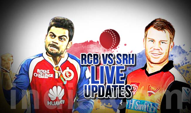 hyderabad rcb score