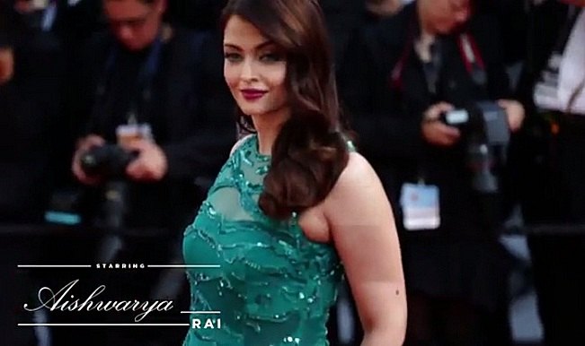 aishwarya rai cannes green dress Aishwarya Rai Wore Valentino During Cannes Film Festival