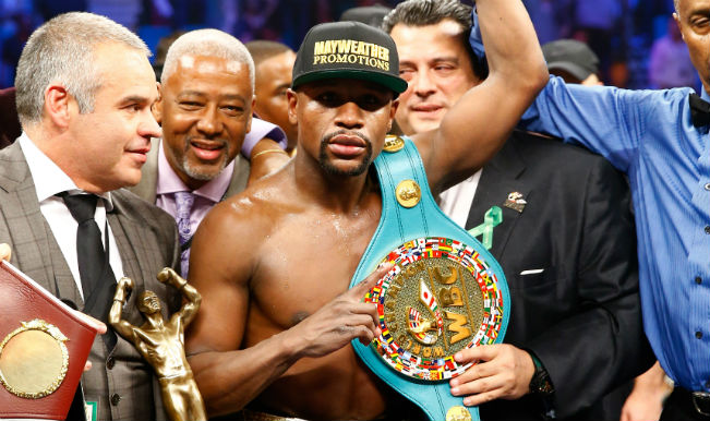 Floyd Mayweather stripped of title he won from Pacquiao