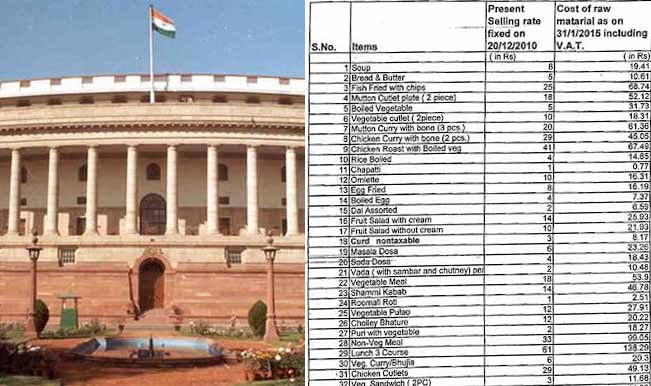 Indian MPs Decide To Drop Discounts In Parliament Canteen