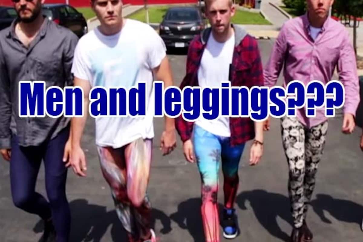 Ever imagined men in leggings? Watch to know the latest trend