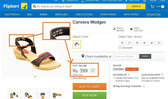 EXPOSED! Flipkart caught cheating by alert customer for falsely raising prices and offering discounts!