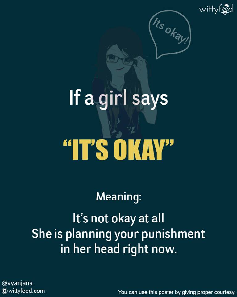 These 6 posters show what actually a girl means | India.com