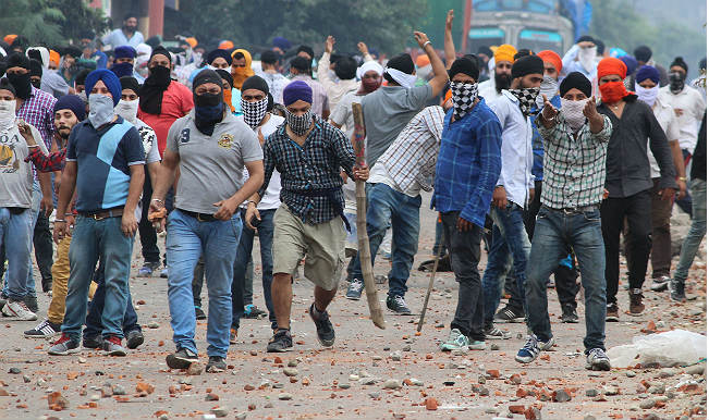 Sikh protests in Jammu & Kashmir Update: Jammu-Pathankhot National Highway blocked, curfew imposed in parts of Jammu