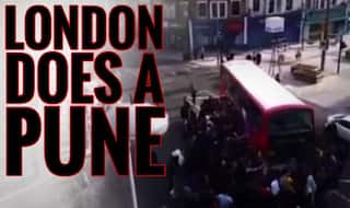 London Bus Overturned: More Than 100 People Overturn A Double Decker Bus In Walthamstow To Save An Unicyclist!
