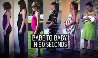 Time Lapse Photography: Pregnant Lady to Baby in only 90 seconds! (Watch heart-melting video)