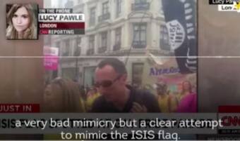 CNN mistakes dildo symbol for ISIS Flag: Watch this funny news piece |  