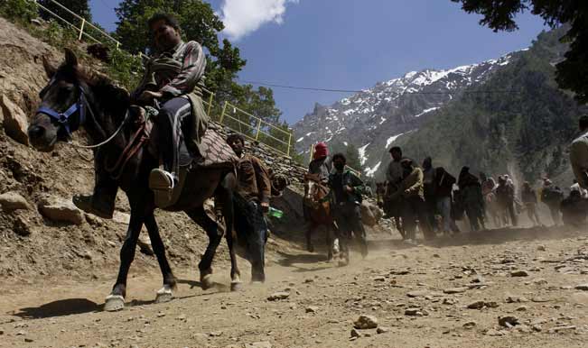 Amarnath yatra resumes via baltal route