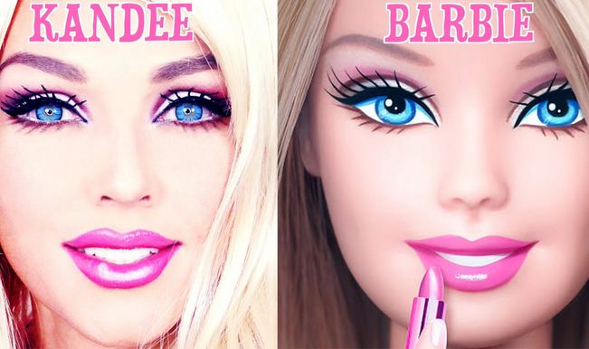 Omg Woman Transforms Herself Into Barbie Doll In One Minute Watch Video
