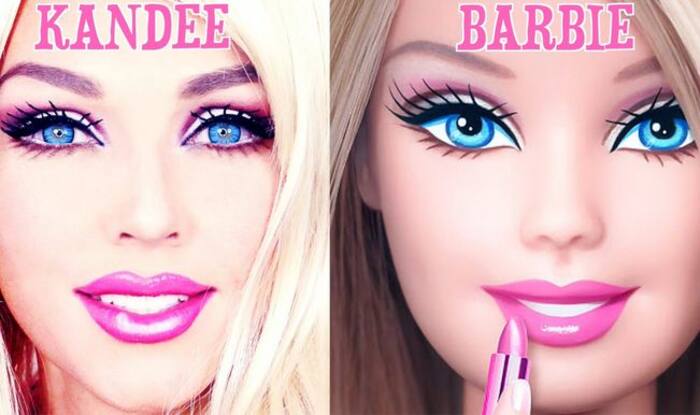 Omg Woman Transforms Herself Into Barbie Doll In One Minute Watch Video 5868