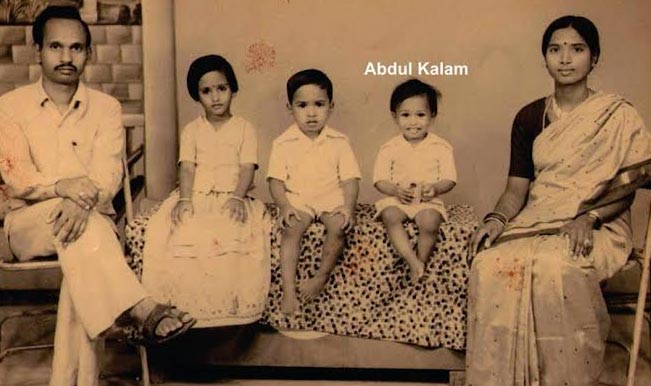 Dr APJ Abdul Kalam with family 