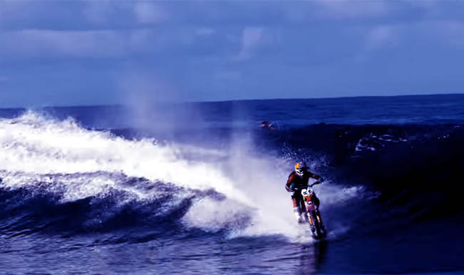 motorbike surfing