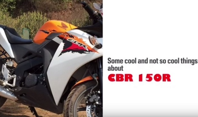 Honda CBR150R Bike Review: Check out the cool new Honda two-wheeler (Video) Honda CBR150R Bike Review: Check out the cool new Honda two-wheeler (Video)