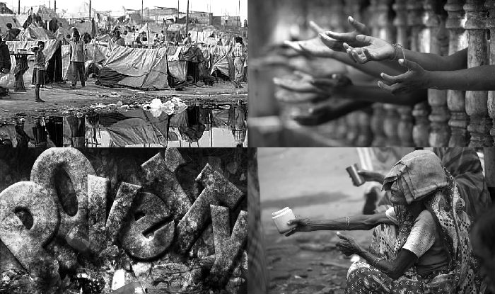 poverty collage