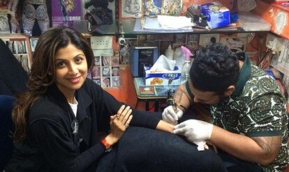 Shilpa Shetty Gets Her First Ever Tattoo A Swastika India Com