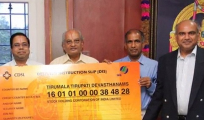 Tirupati Balaji Temple opens Demat account to accept donations through shares!