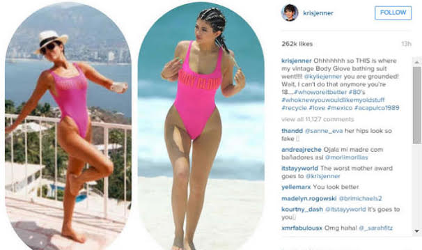 Kris Jenner accuses Kylie Jenner of stealing her swimsuit India