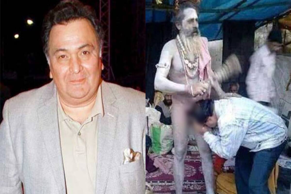 1200px x 800px - WTF! Rishi Kapoor takes on Lingam Swami; shares picture of Swami blessing a  man with his private part | India.com