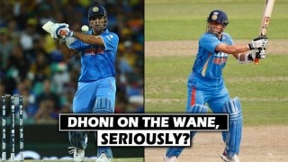 MS Dhoni may not be winning, but his figures are still better than Sachin Tendulkar MS Dhoni may not be winning, but his figures are still better than Sachin Tendulkar