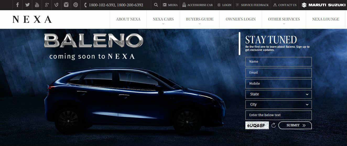 baleno dealers near me