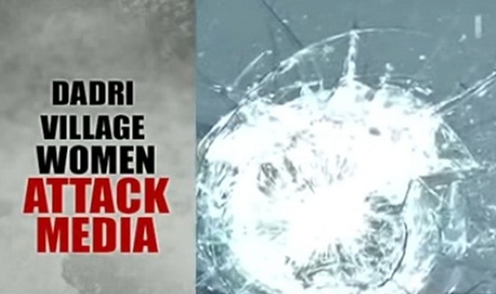 Tv channel crew attacked by women in dadri; cameraperson injured