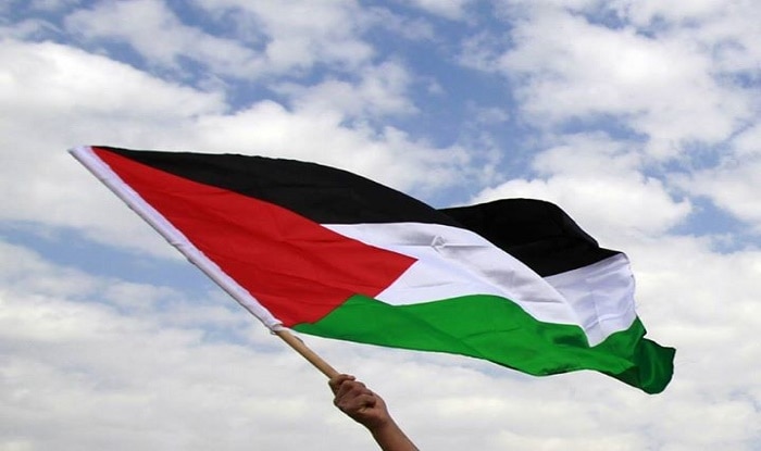 Palestinian flag flies at UN for first time, President Mahmoud Abbas