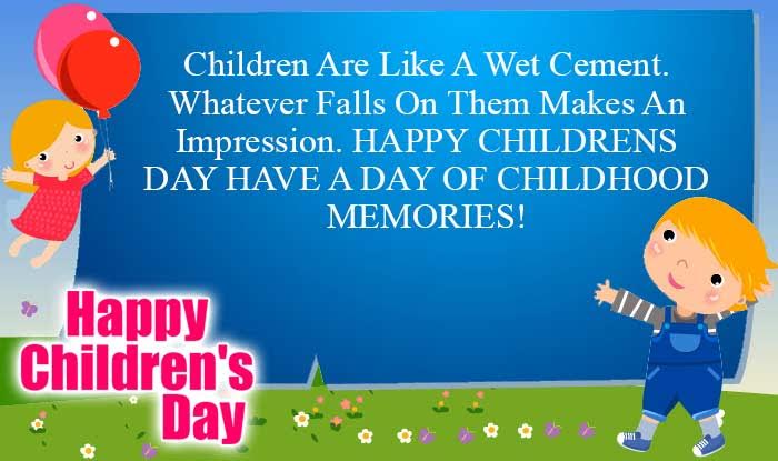 Happy Children’s Day Quotes & Wishes: Best Bal Divas Wishes, WhatsApp ...