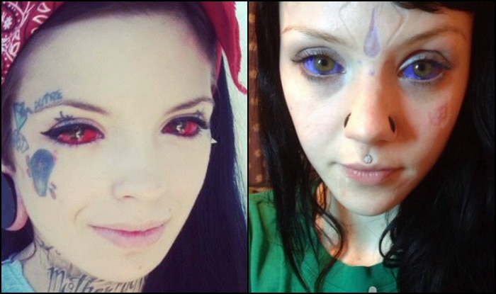 Woman 21 blinded in both eyes by tattoo artist in botched attempt to dye her  eyeballs black like rap star  The US Sun