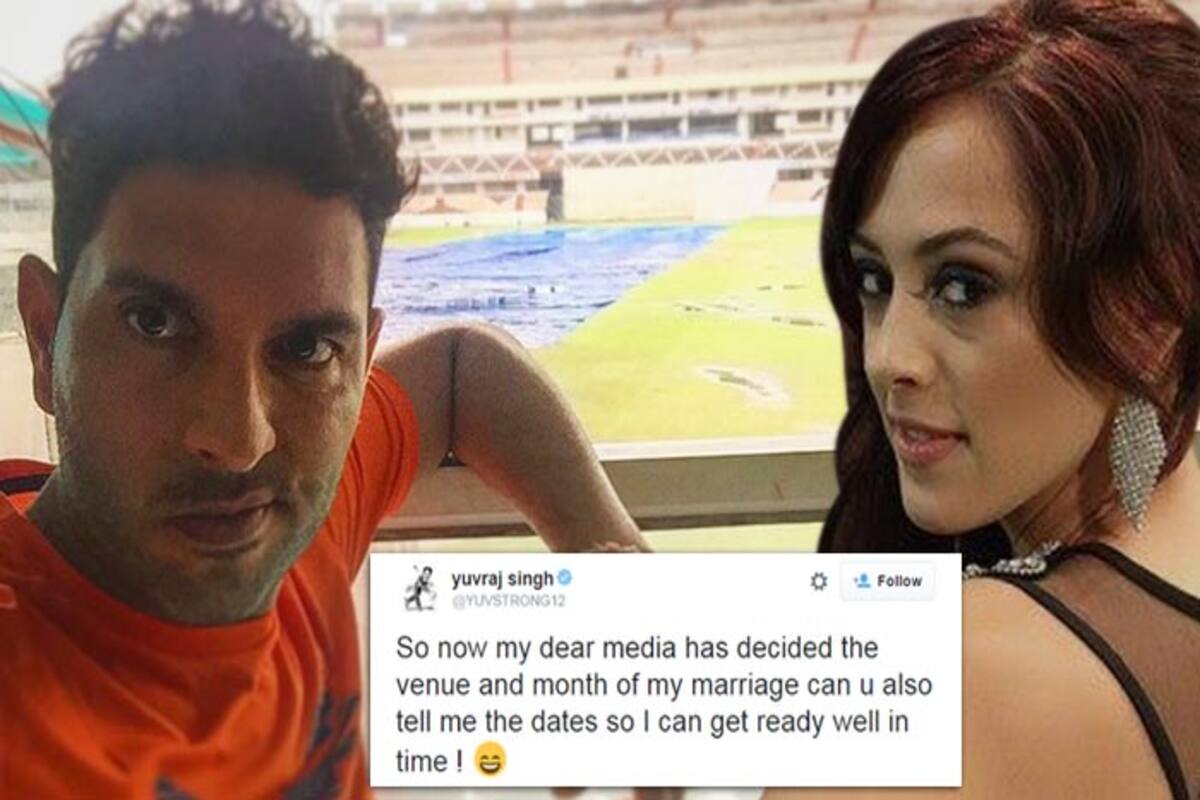 1200px x 800px - Yuvraj Singh & Hazel Keech wedding: Yuvi comes up with witty reply to media  buzz surrounding his marriage | India.com