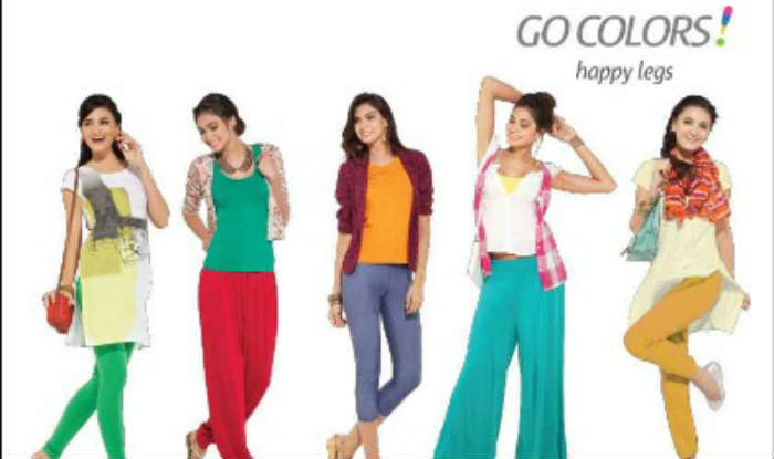 Buy GO COLORS Womens Shimmer Leggings | Shoppers Stop