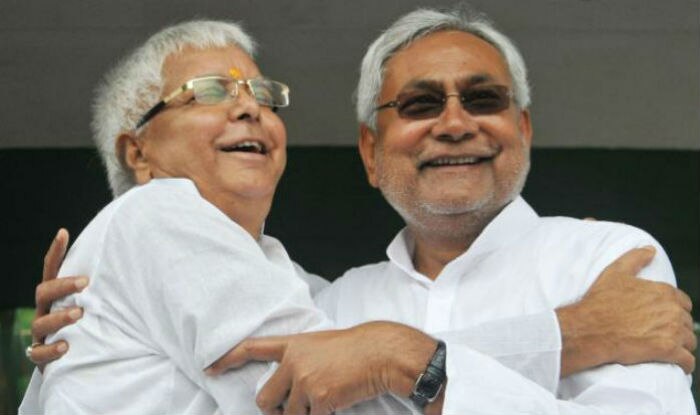 Nitish Kumar, Lalu Prasad Yadav Hug Each Other As Bihar Embraces Them ...