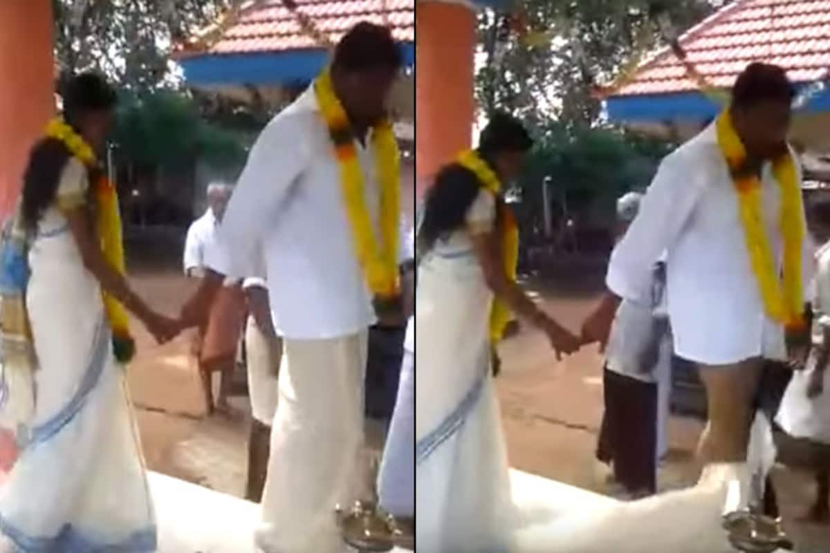The Great Kerala funny wedding fall: Oops! Things didn't go as well as  planned for this guy(Watch Video) 