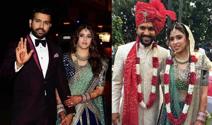 Rohit Sharma and Ritika Sajdeh