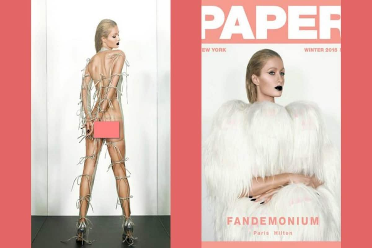 Paris Hilton shows nude butt for Paper mag: No match for Kim Kardashian? |  India.com