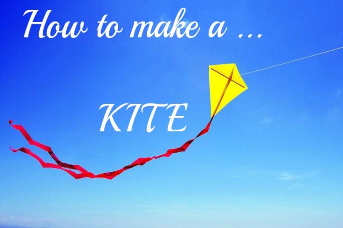 How to Make Flying Kite and Reel, Kite and Reel Making at Home, DIY Kite  & Reel