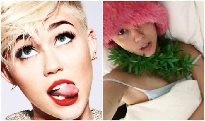 Miley Cyrus Flaunts Photograph Of Her “swervy” Breast On Instagram