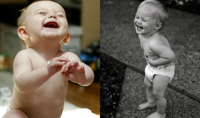 Watch this funny video where adorable babies start laughing at random  things! 