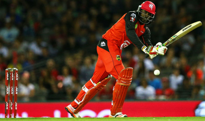 Chris Gayle Smashes 12 ball Fifty For Melbourne Renegades In Big Bash League Equals Yuvraj 