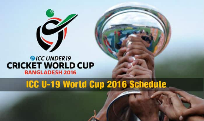 Icc Under 19 Cricket World Cup 2016 Schedule Time Table Fixture