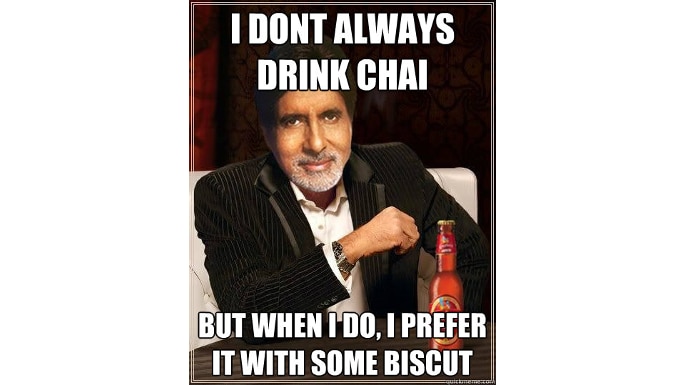 Amitabh Bachchan chai meme